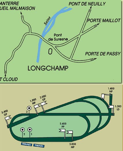 Карта Гран При де Пари