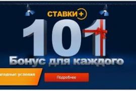 Бонусы букмекерских контор