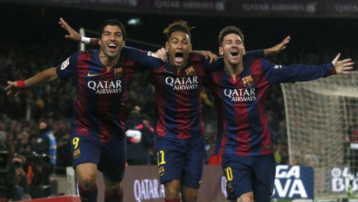 Удары в створ ворот Барселона атакующий стиль