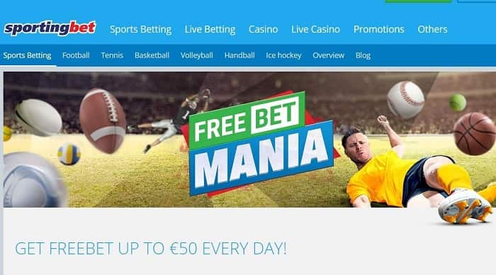 Бонусы БК Sportingbet от букмекера