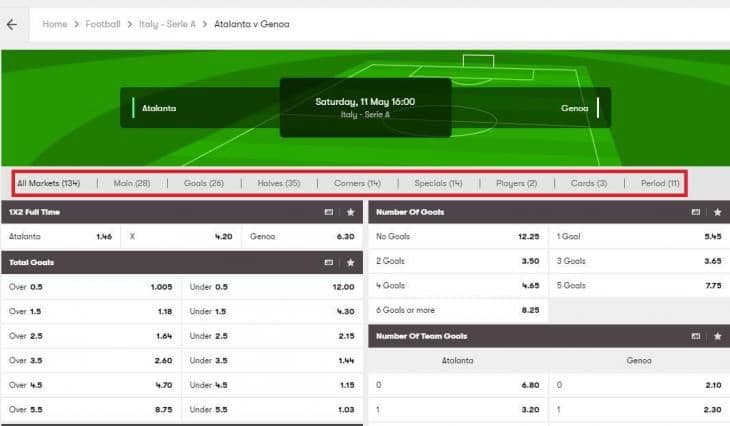 Линия футбол