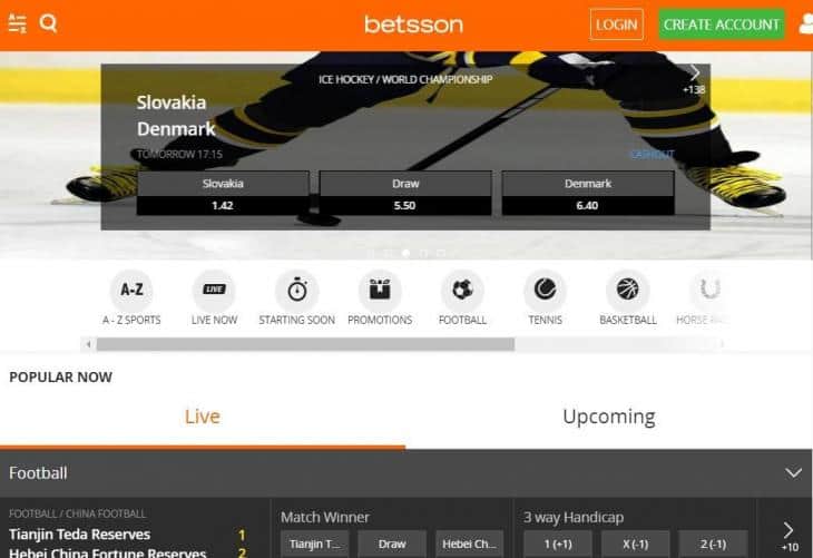 мобильная версия бетссон