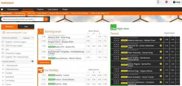 сайт бетссон