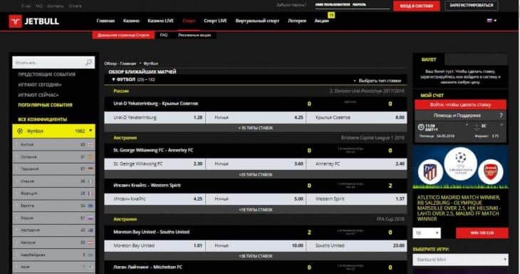 Джет Булл линия