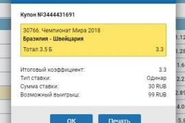 Купон на БК 1хСтавка