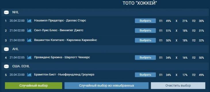 Обзор тото 1хставка