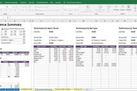 Программа для учета ставок на спорт Excel