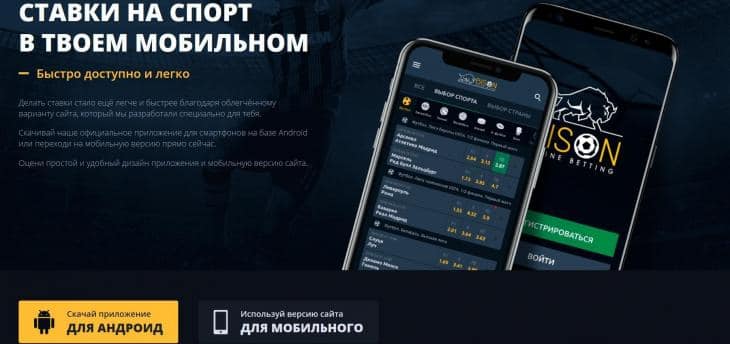 моб приложения бизон