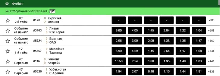 лайв спортлото