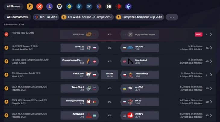 линия лукбокс