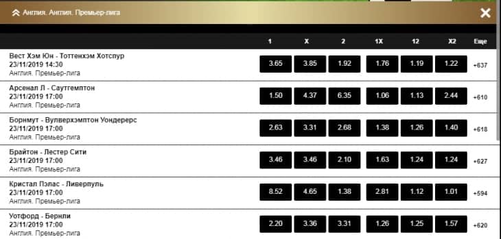 линия спортлото