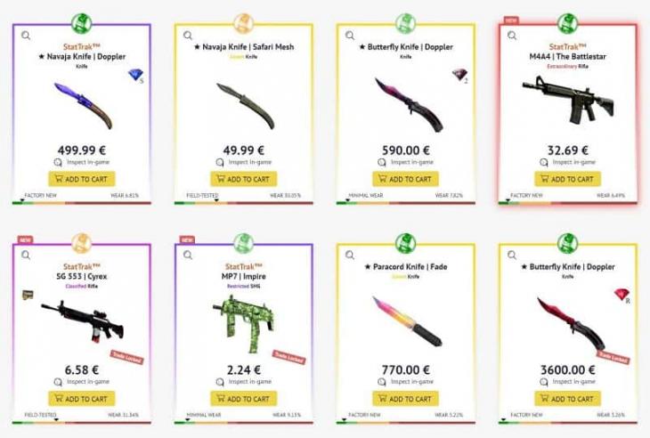 Где можно сделать ставку на cs go вещами